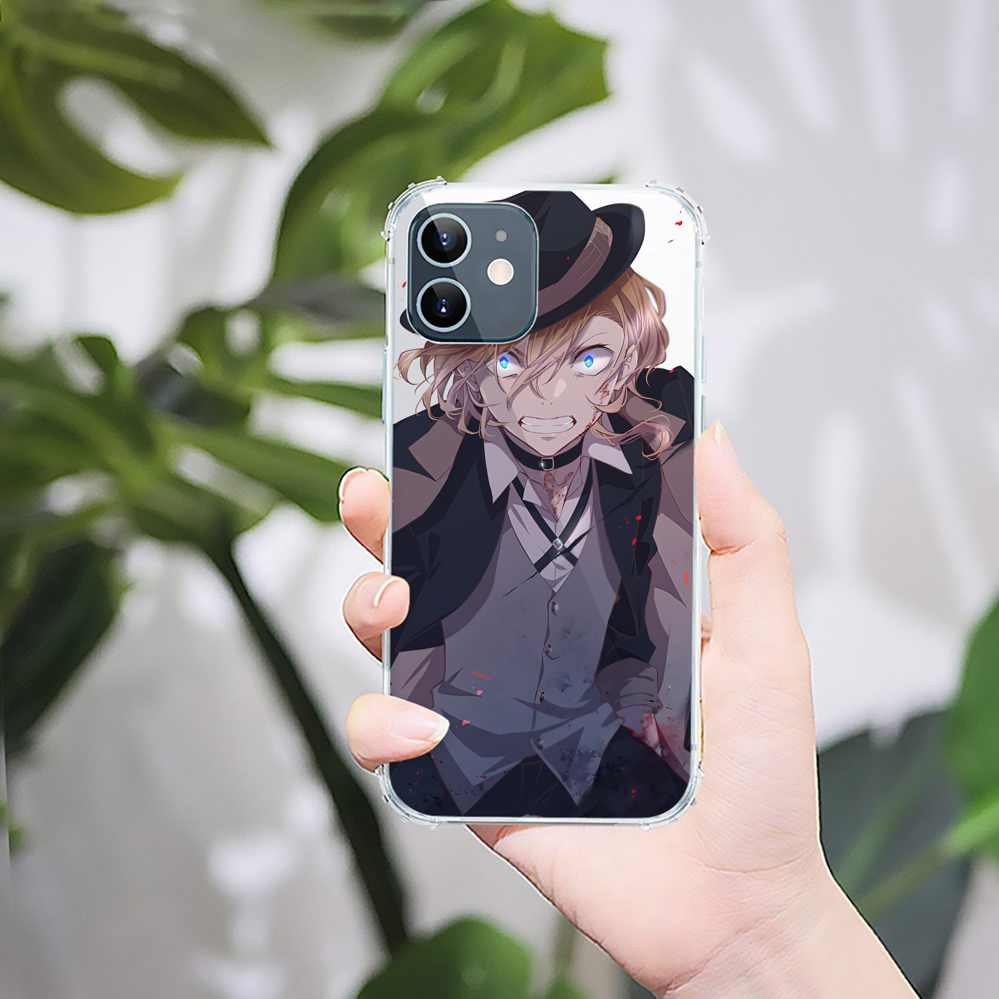 （画像用） 文豪ストレイドッグス Bungo Stray Dogs 【iPhone 12シリーズ対応】透明スマホケース（クリアソフトケース）